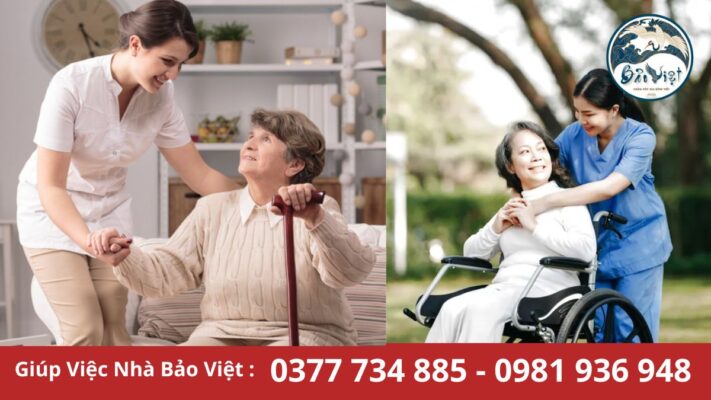 Chăm người già Bình Tân tại nhà